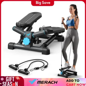 MERACH Mini Stepper for Exercise Twist Stair Step