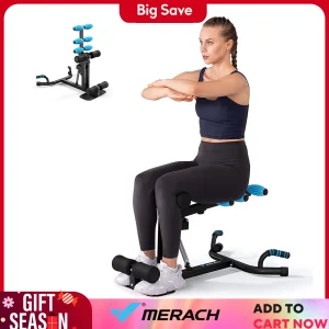 MERACH Deep Squat Machine Adjustable Glutes Traine