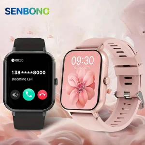 SENBONO Smart Watch Men Dial Custom Bluetootn Call