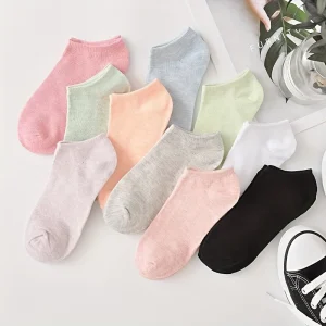 10/20 Pairs Cotton Women Short Socks Set Sweat