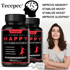 6 B Vitamins + Multivitamin Supplement for Energy