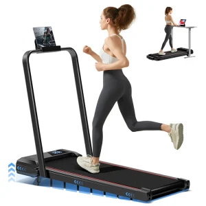 UMAY Walking Pad Treadmill: Incline, Under-Desk,